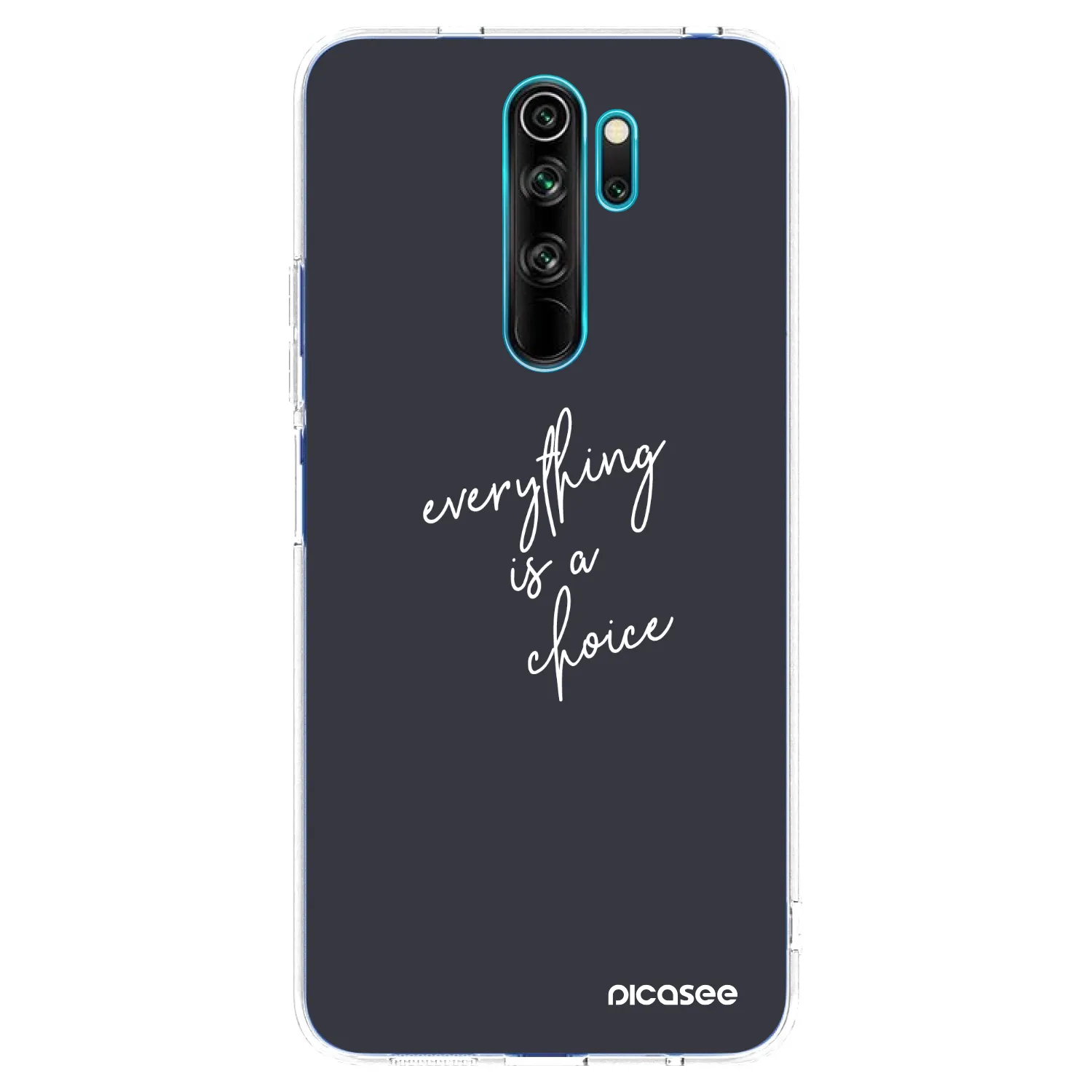Picasee διαφανής θήκη σιλικόνης Xiaomi Redmi Note 8 Pro - Everything is a choice