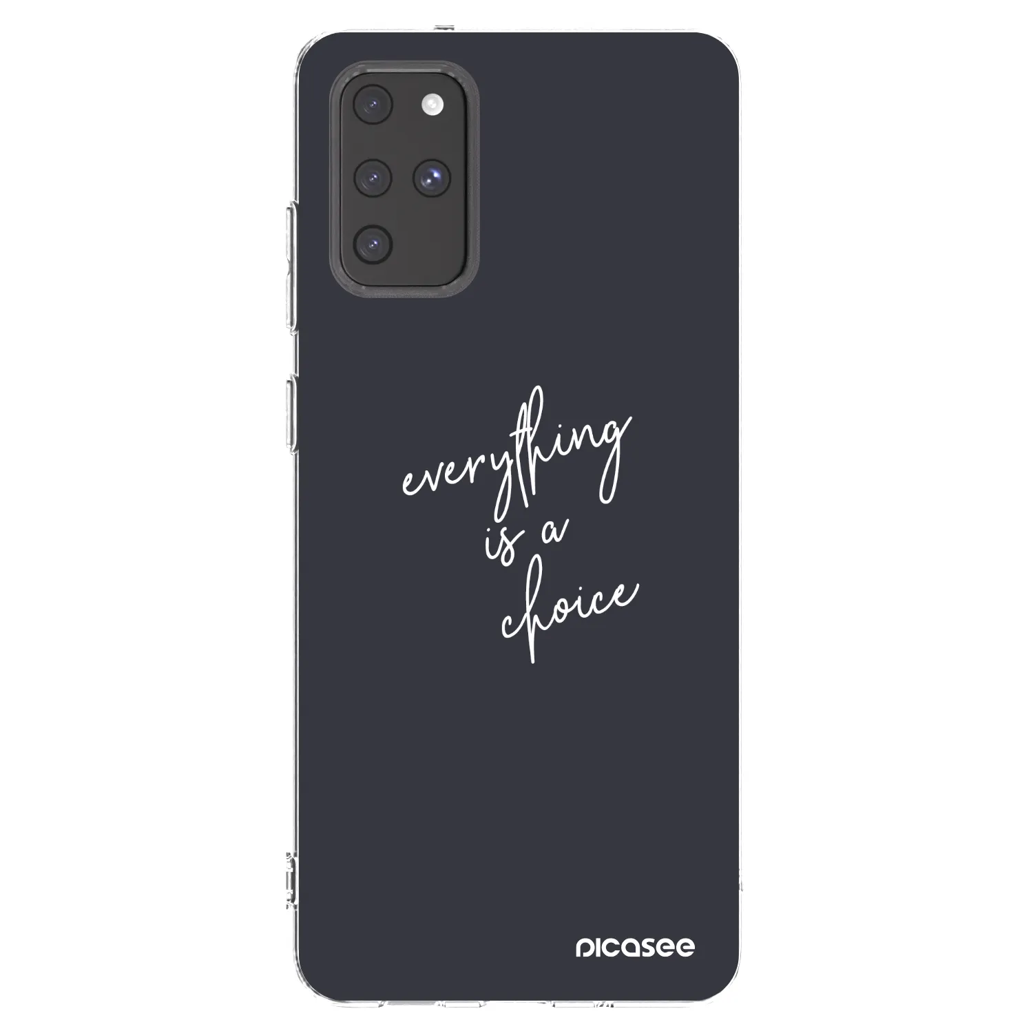 Picasee διαφανής θήκη σιλικόνης Samsung Galaxy S20+ G985F - Everything is a choice