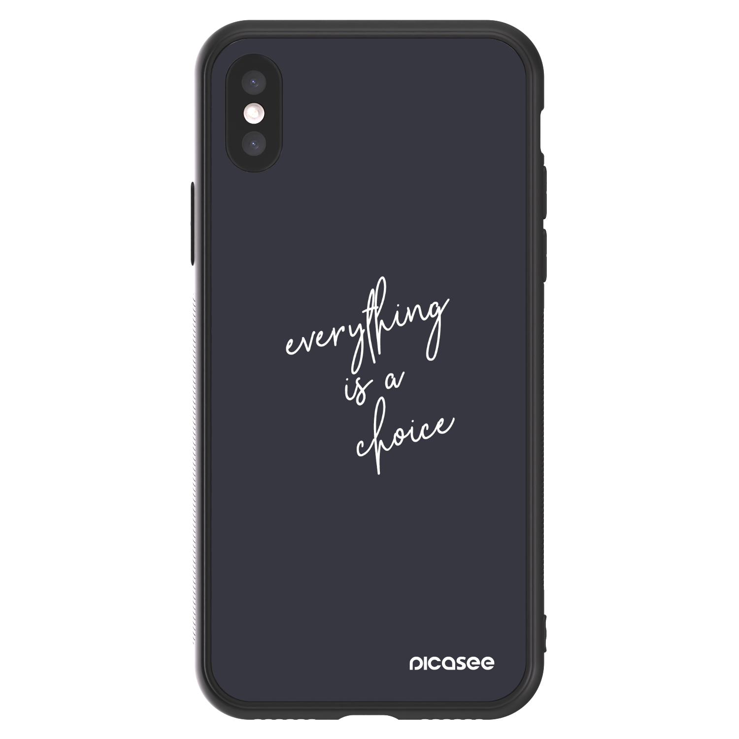 Picasee ULTIMATE CASE για Apple iPhone X/XS - Everything is a choice