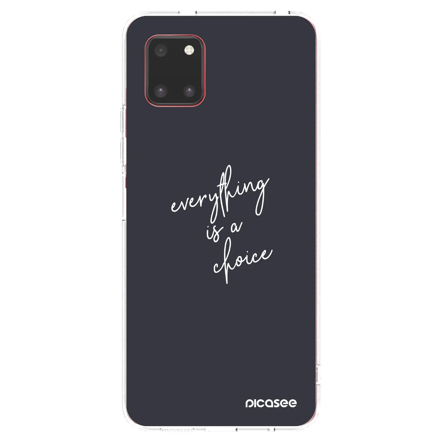 Picasee διαφανής θήκη σιλικόνης Samsung Galaxy Note 10 Lite N770F - Everything is a choice