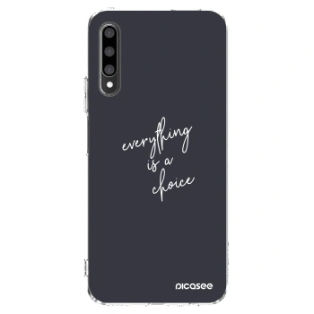 Picasee διαφανής θήκη σιλικόνης Honor 9X Pro - Everything is a choice