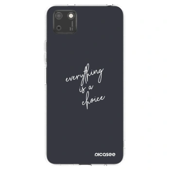 Picasee διαφανής θήκη σιλικόνης Huawei Y5P - Everything is a choice