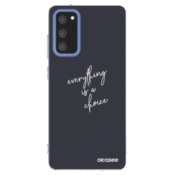Picasee διαφανής θήκη σιλικόνης Samsung Galaxy S20 FE - Everything is a choice