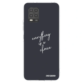 Picasee διαφανής θήκη σιλικόνης Xiaomi Mi 10 Lite - Everything is a choice