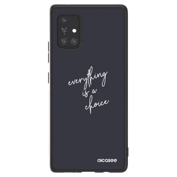 Picasee ULTIMATE CASE για Samsung Galaxy A71 A715F - Everything is a choice