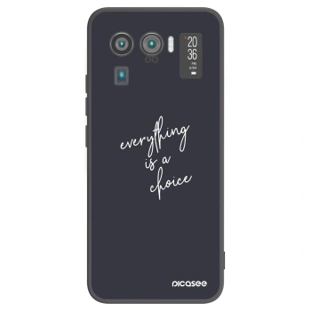 Picasee Μαύρη θήκη σιλικόνης για Xiaomi Mi 11 Ultra - Everything is a choice