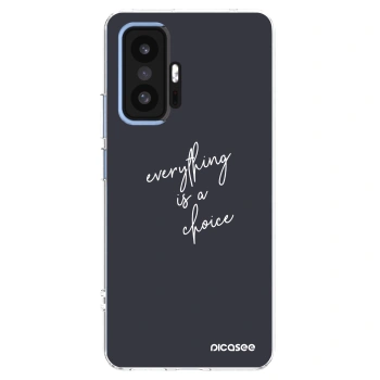 Picasee διαφανής θήκη σιλικόνης Xiaomi 11T - Everything is a choice
