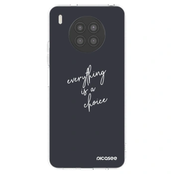 Picasee διαφανής θήκη σιλικόνης Huawei Nova 8i - Everything is a choice