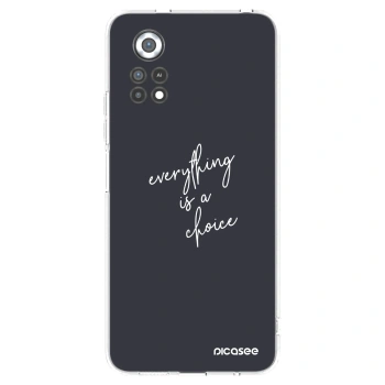Picasee διαφανής θήκη σιλικόνης Xiaomi Poco X4 Pro 5G - Everything is a choice