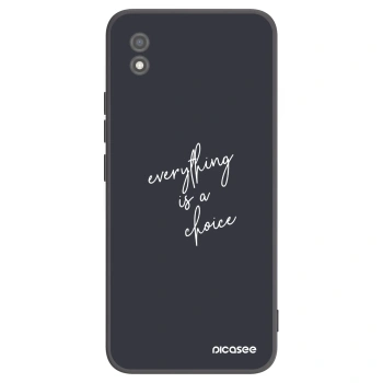 Picasee Μαύρη θήκη σιλικόνης για Realme C11 (2021) - Everything is a choice