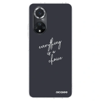 Picasee διαφανής θήκη σιλικόνης Huawei Nova 9 SE - Everything is a choice