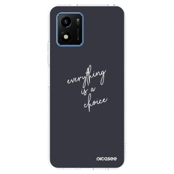 Picasee διαφανής θήκη σιλικόνης Vivo Y01 - Everything is a choice