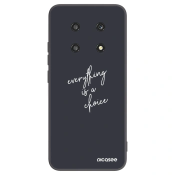 Picasee Μαύρη θήκη σιλικόνης για Honor Magic4 Lite 5G - Everything is a choice
