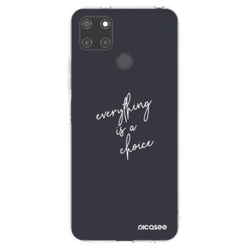 Picasee διαφανής θήκη σιλικόνης Realme C21Y - Everything is a choice