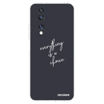 Picasee διαφανής θήκη σιλικόνης Honor 70 - Everything is a choice