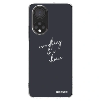 Picasee διαφανής θήκη σιλικόνης Honor X7 - Everything is a choice
