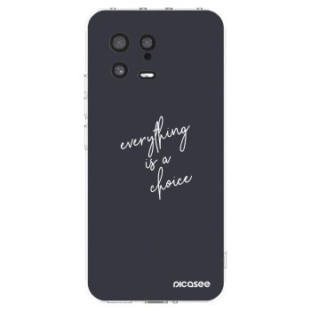 Picasee διαφανής θήκη σιλικόνης Xiaomi 13 - Everything is a choice