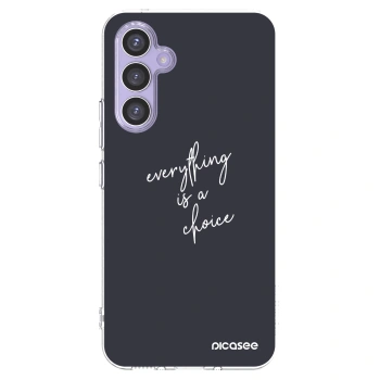 Picasee διαφανής θήκη σιλικόνης Samsung Galaxy A54 5G A546B - Everything is a choice
