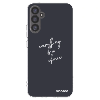 Picasee διαφανής θήκη σιλικόνης Samsung Galaxy A34 5G A346B - Everything is a choice