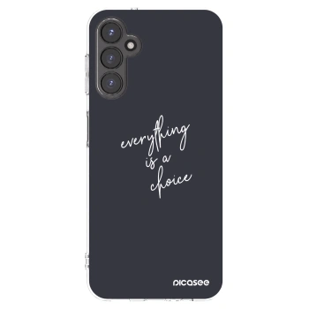 Picasee διαφανής θήκη σιλικόνης Samsung Galaxy A14 5G A146P - Everything is a choice