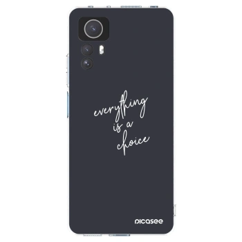 Picasee διαφανής θήκη σιλικόνης Xiaomi Redmi Note 12S - Everything is a choice