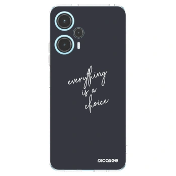 Picasee διαφανής θήκη σιλικόνης Xiaomi Poco F5 - Everything is a choice
