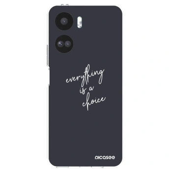 Picasee διαφανής θήκη σιλικόνης Honor 90 Lite 5G - Everything is a choice