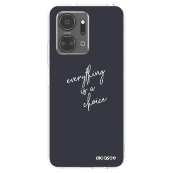 Picasee διαφανής θήκη σιλικόνης Honor X7a - Everything is a choice