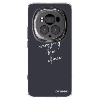 Picasee διαφανής θήκη σιλικόνης Honor Magic6 Pro - Everything is a choice
