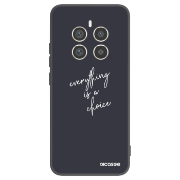 Picasee Μαύρη θήκη σιλικόνης για Realme 12 Pro 5G - Everything is a choice