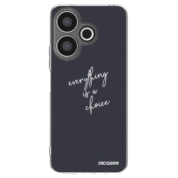 Picasee διαφανής θήκη σιλικόνης Xiaomi Redmi 13 4G - Everything is a choice