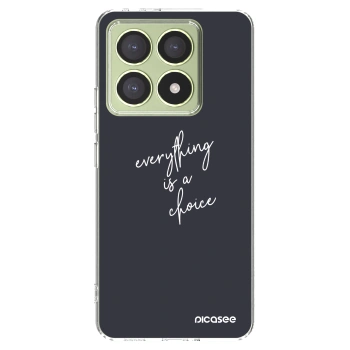 Picasee διαφανής θήκη σιλικόνης Xiaomi 14T - Everything is a choice