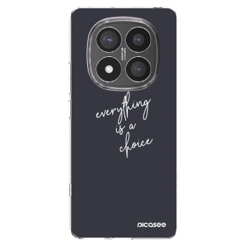 Picasee διαφανής θήκη σιλικόνης Xiaomi Redmi Note 14 Pro+ 5G - Everything is a choice