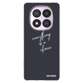 Picasee διαφανής θήκη σιλικόνης Xiaomi Redmi Note 14 Pro 5G - Everything is a choice