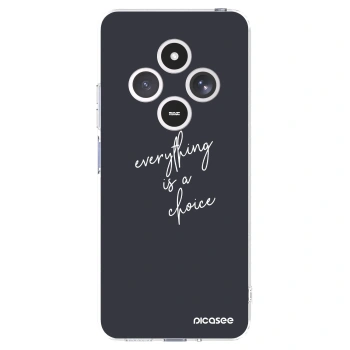 Picasee διαφανής θήκη σιλικόνης Xiaomi Redmi 14C - Everything is a choice