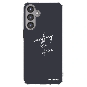 Picasee διαφανής θήκη σιλικόνης Samsung Galaxy A16 5G - Everything is a choice