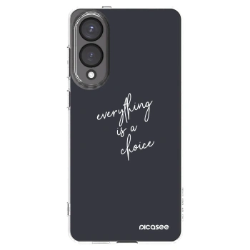 Picasee διαφανής θήκη σιλικόνης Samsung Galaxy S25 Edge 5G - Everything is a choice