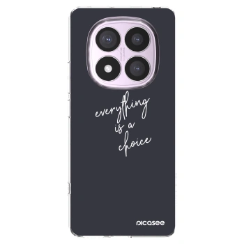 Picasee διαφανής θήκη σιλικόνης Xiaomi Redmi Note 14 Pro 4G - Everything is a choice