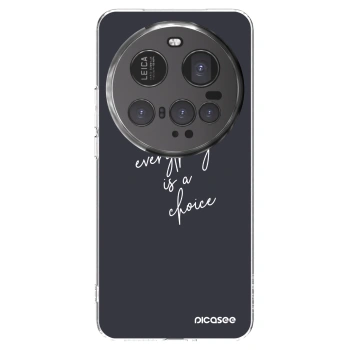 Picasee διαφανής θήκη σιλικόνης Xiaomi 15 Ultra - Everything is a choice