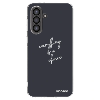 Picasee διαφανής θήκη σιλικόνης Samsung Galaxy A56 5G A566B - Everything is a choice