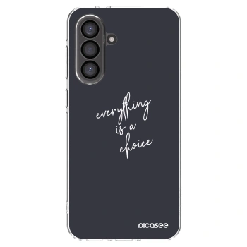 Picasee διαφανής θήκη σιλικόνης Samsung Galaxy A36 5G - Everything is a choice