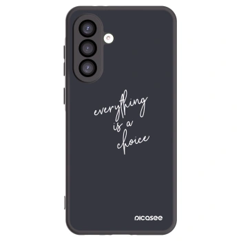 Picasee Μαύρη θήκη σιλικόνης για Samsung Galaxy A26 5G A266B - Everything is a choice