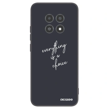 Picasee Μαύρη θήκη σιλικόνης για Realme 12X - Everything is a choice