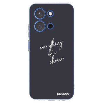 Picasee διαφανής θήκη σιλικόνης Xiaomi Redmi 15C 4G - Everything is a choice