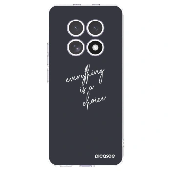 Picasee διαφανής θήκη σιλικόνης Xiaomi Redmi Note 15 - Everything is a choice
