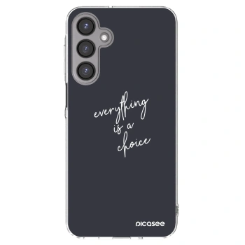 Picasee διαφανής θήκη σιλικόνης Samsung Galaxy A16 4G - Everything is a choice