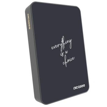 Picasee Powerbank με MagSafe 10 000 mAh Γκρί - Everything is a choice