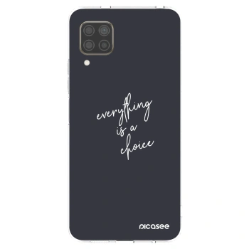 Picasee διαφανής θήκη σιλικόνης Huawei P40 Lite - Everything is a choice