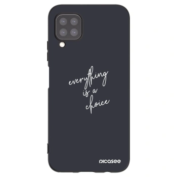 Picasee Μαύρη θήκη σιλικόνης για Huawei P40 Lite - Everything is a choice