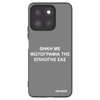 Picasee Μαύρη θήκη σιλικόνης για Honor X8c - ΘΗΚΗ ΜΕ ΦΩΤΟΓΡΑΦΙΑ ΤΗΣ ΕΠΙΛΟΓΗΣ ΣΑΣ